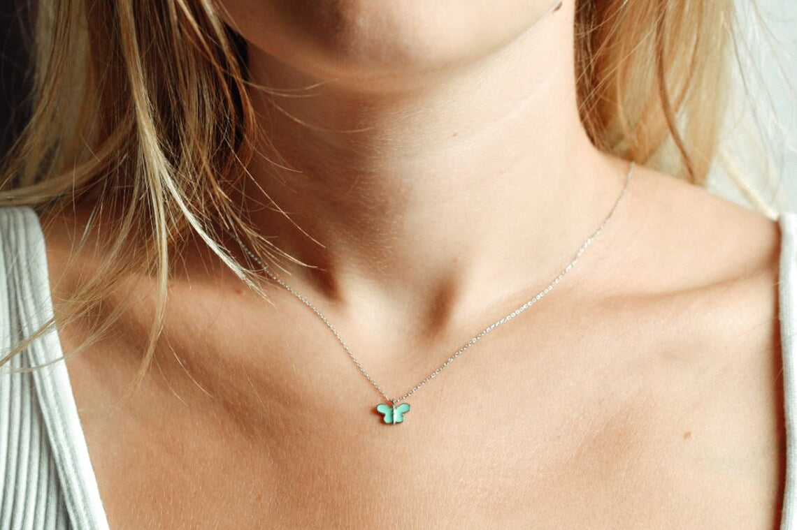 Butterfly Pendant Necklace