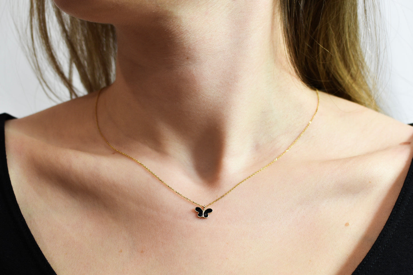 Butterfly Pendant Necklace