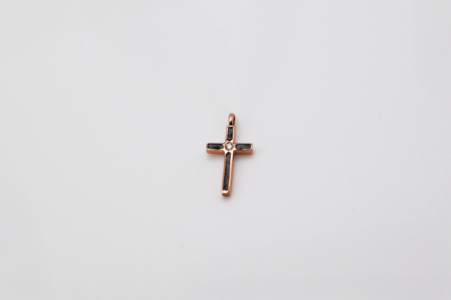 Diamond Cross Charm
