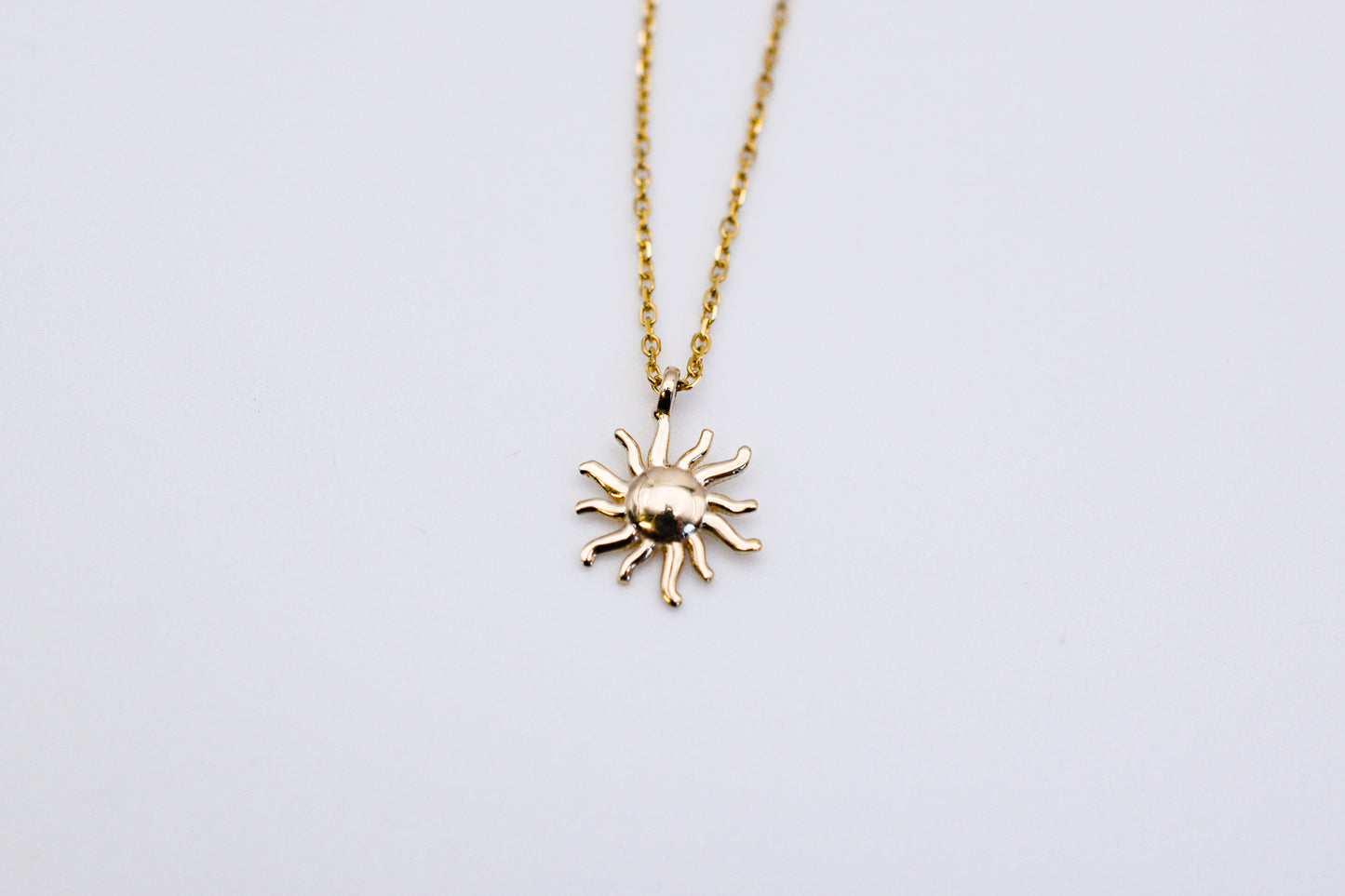 Gold Sun Necklace