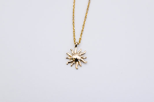 Gold Sun Necklace