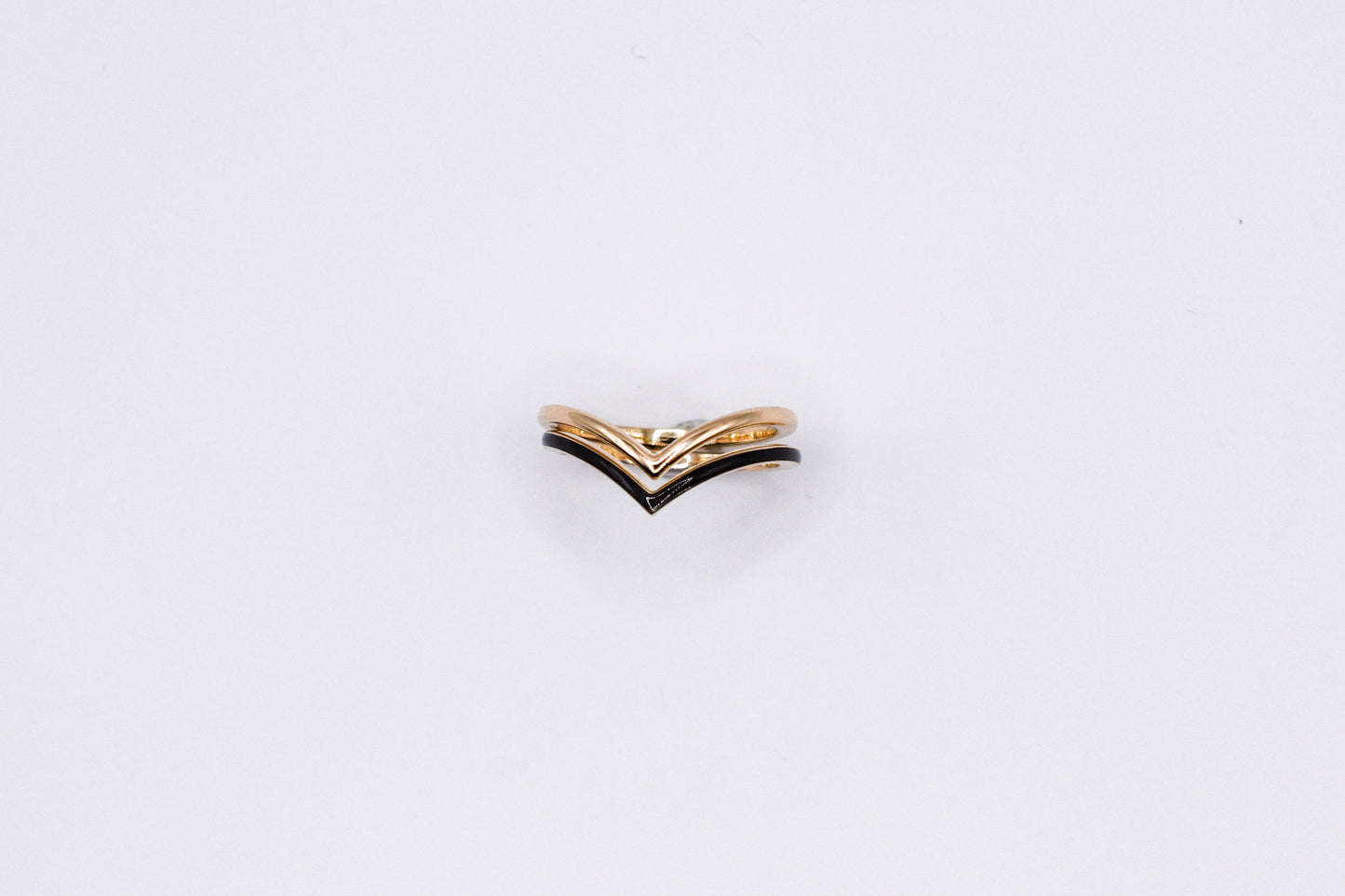 Enamel Chevron Ring