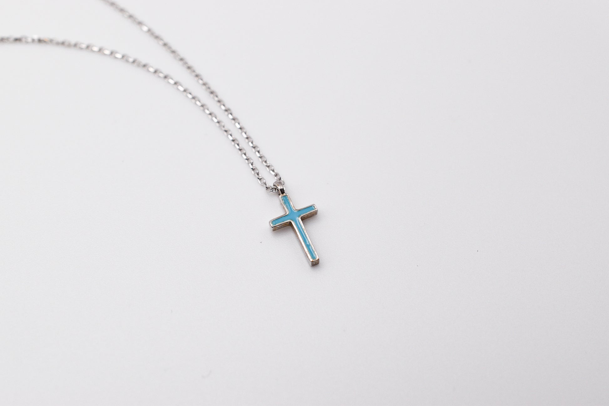 Small Cross Pendant Necklace