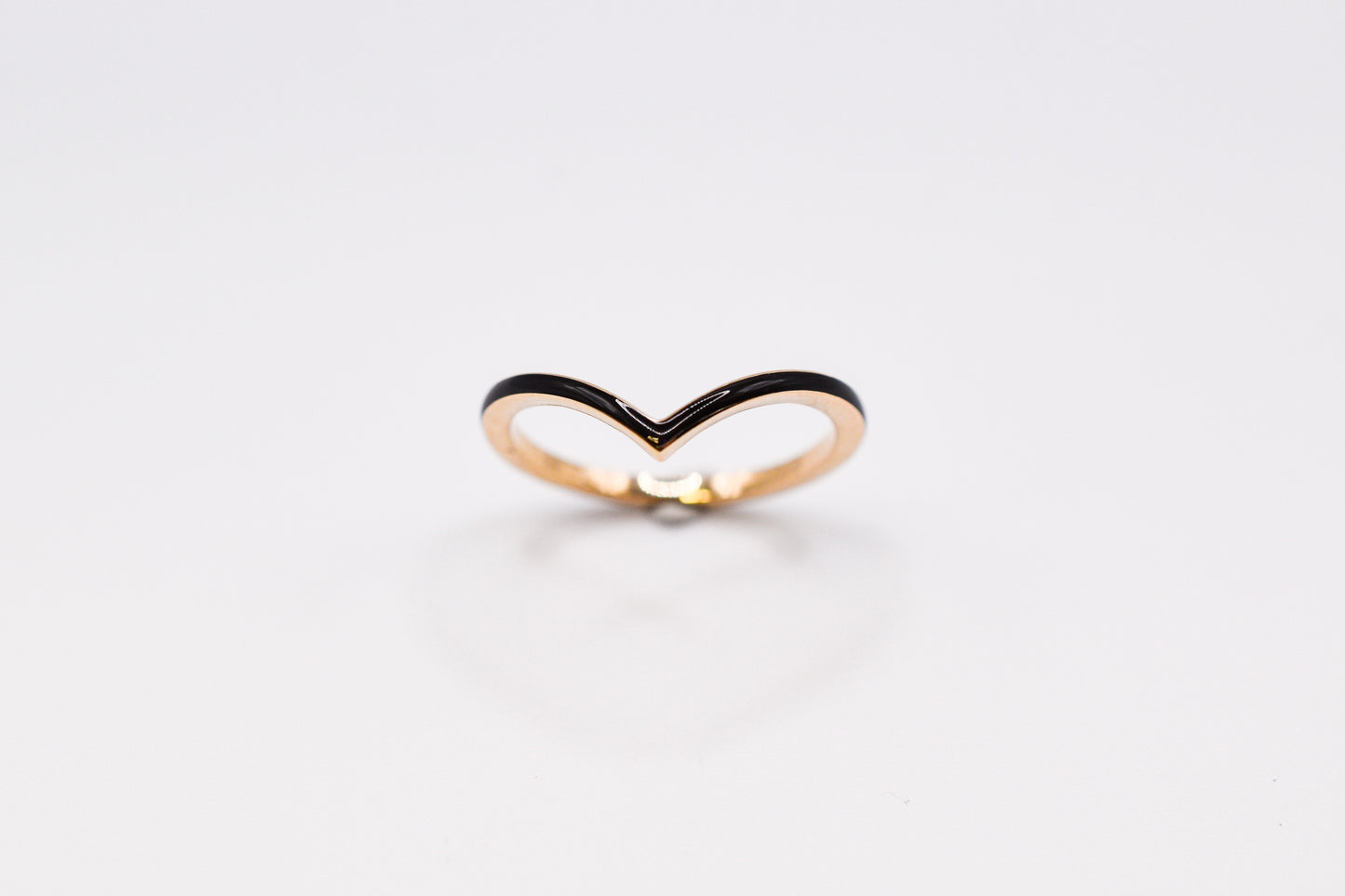 Enamel Chevron Ring