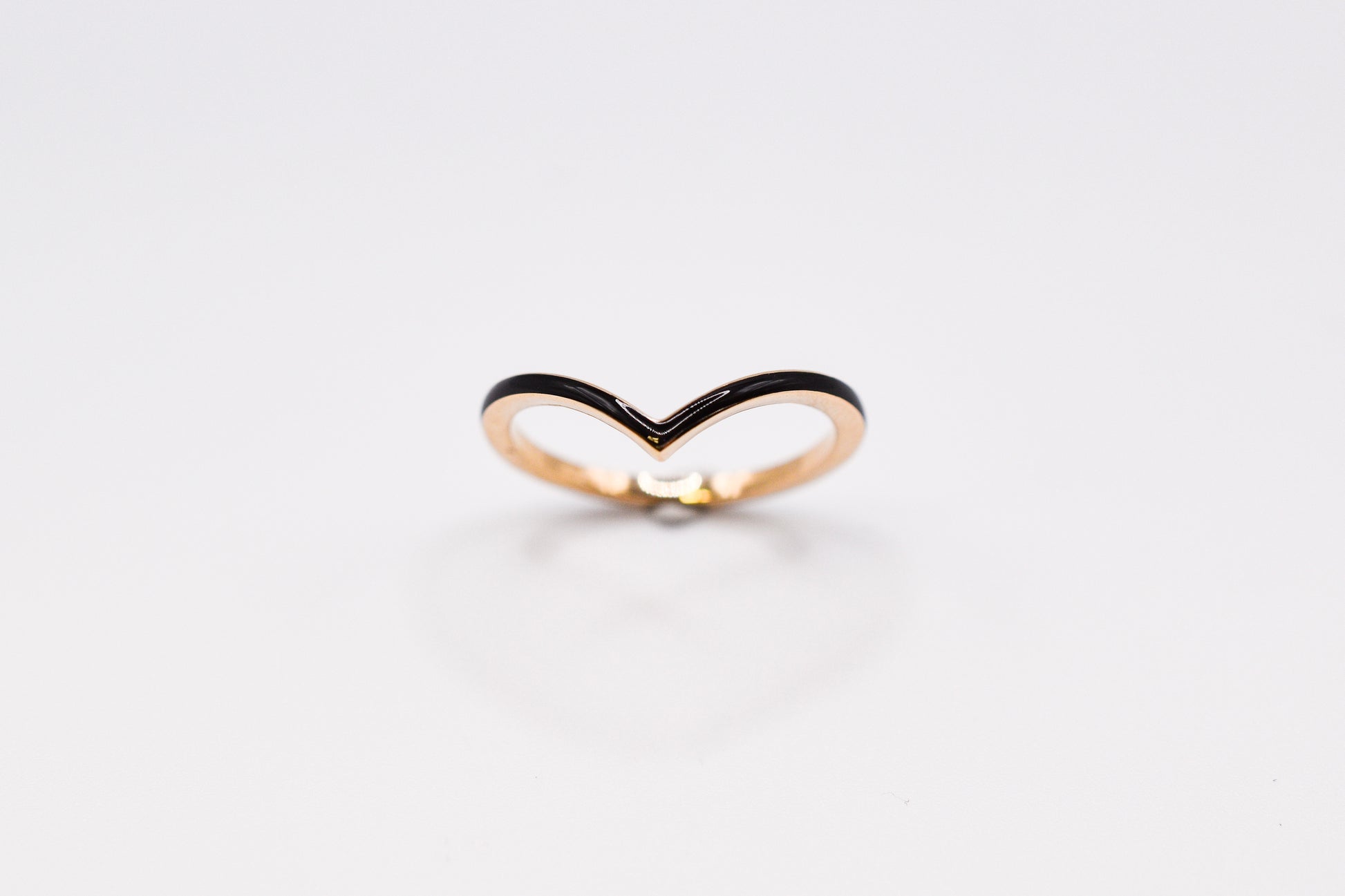 Enamel Chevron Ring