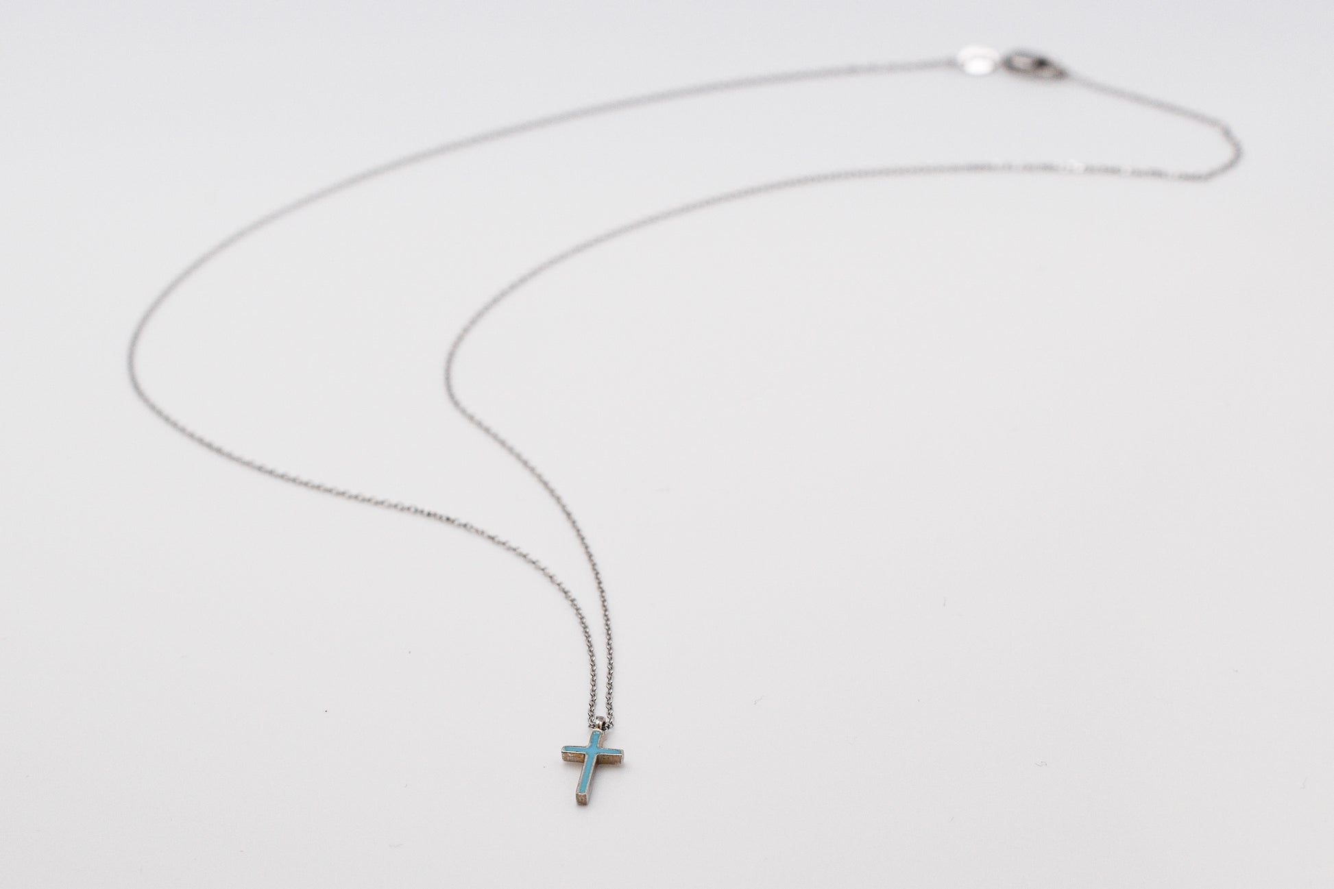 Small Cross Pendant Necklace