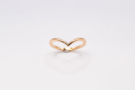 Gold Chevron Ring