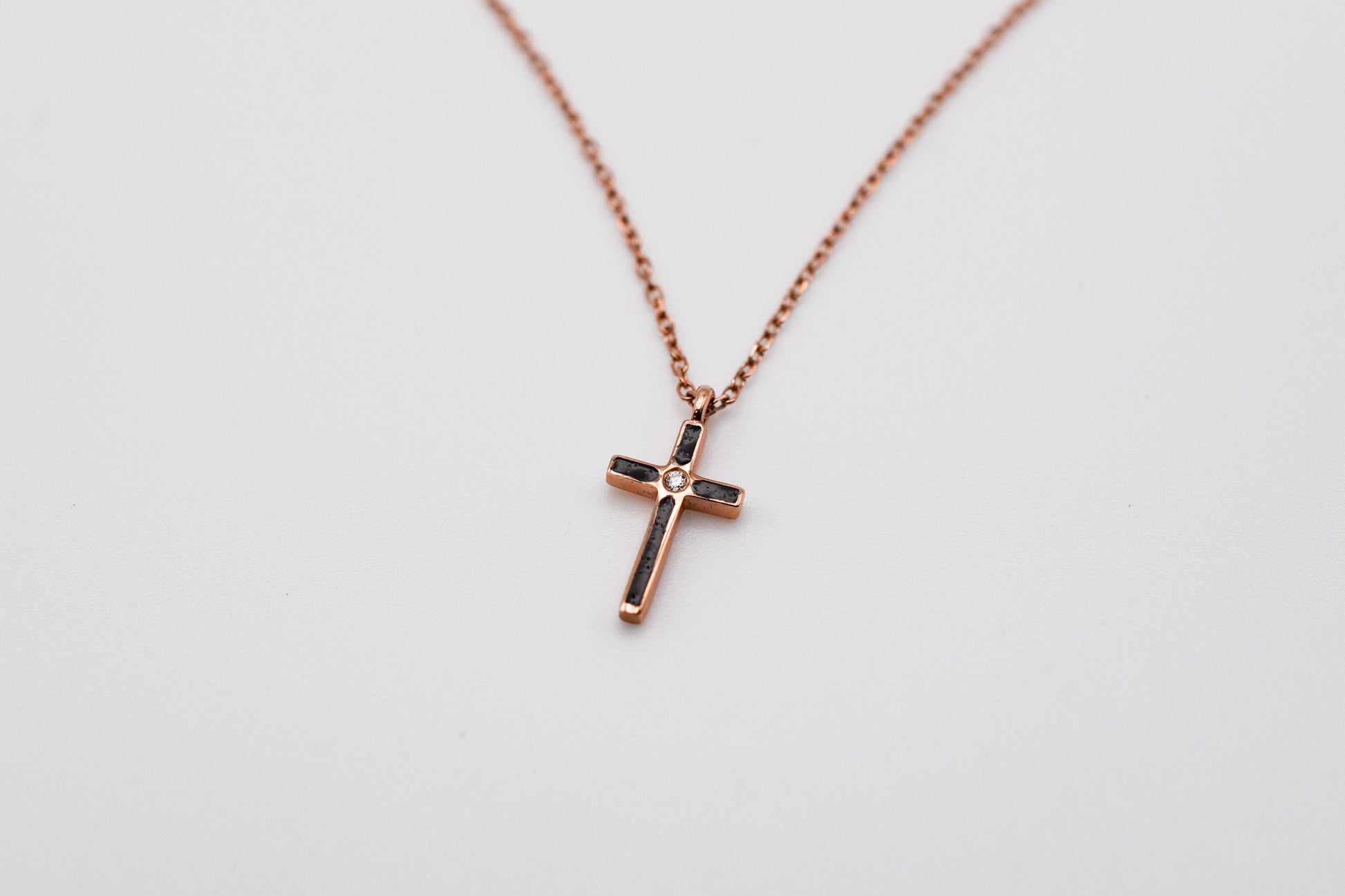 Diamond Cross Pendant Necklace