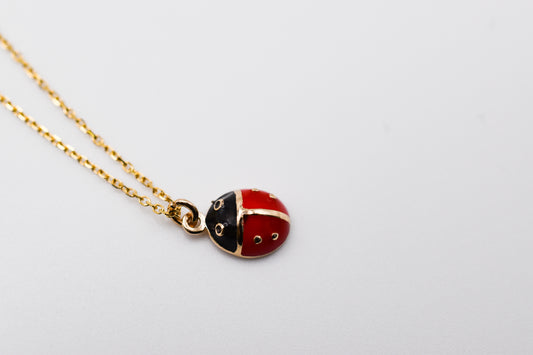 Ladybug Pendant Necklace