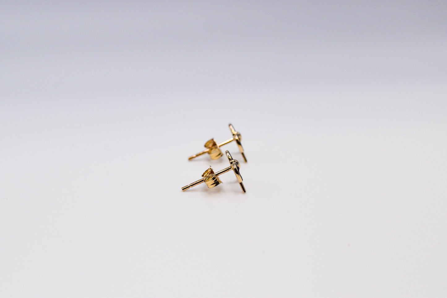 Small Enamel Bow Studs