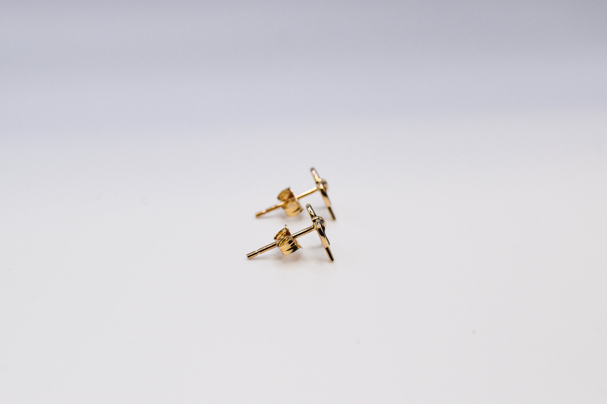 Small Enamel Bow Studs