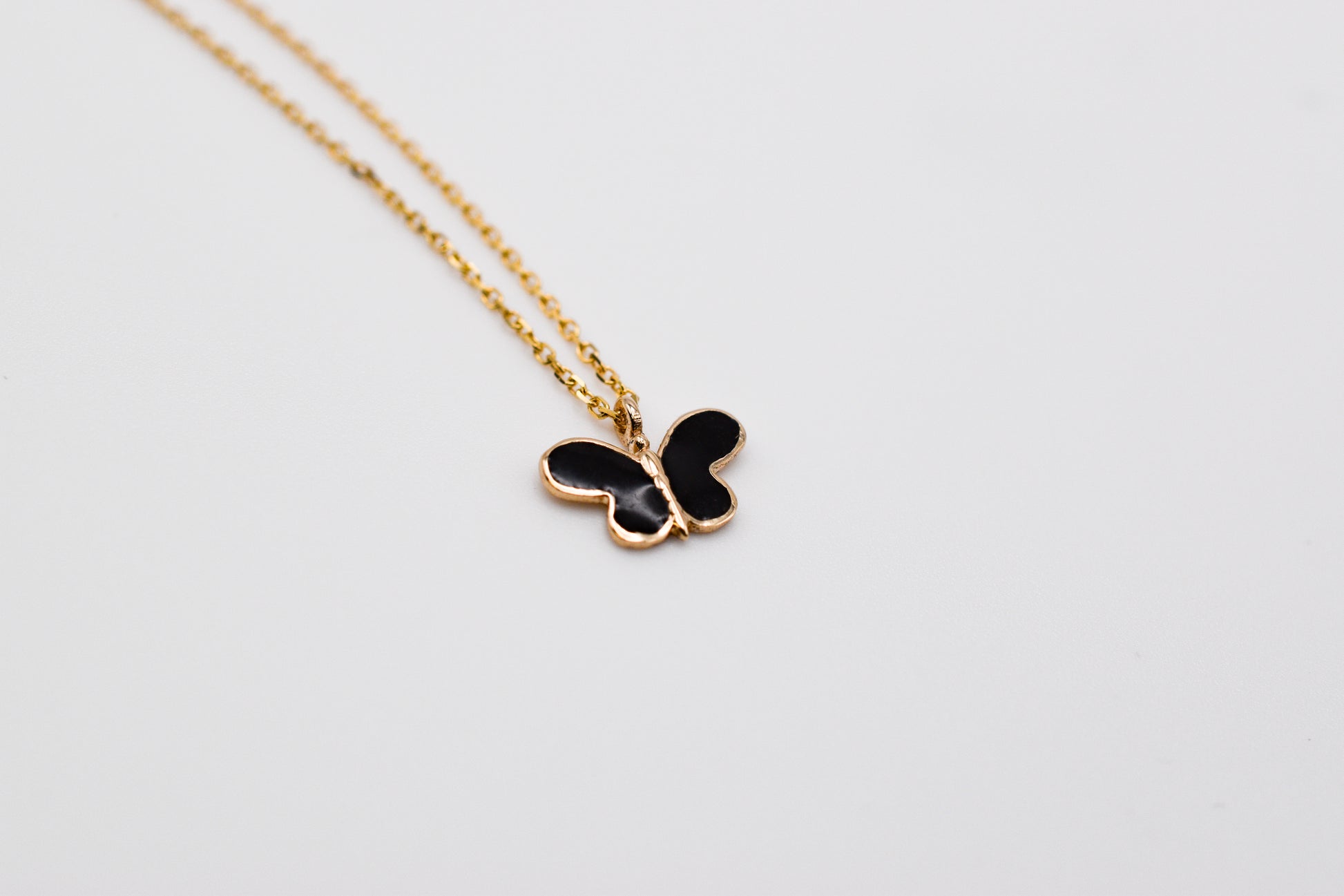 Small Butterfly Pendant Necklace