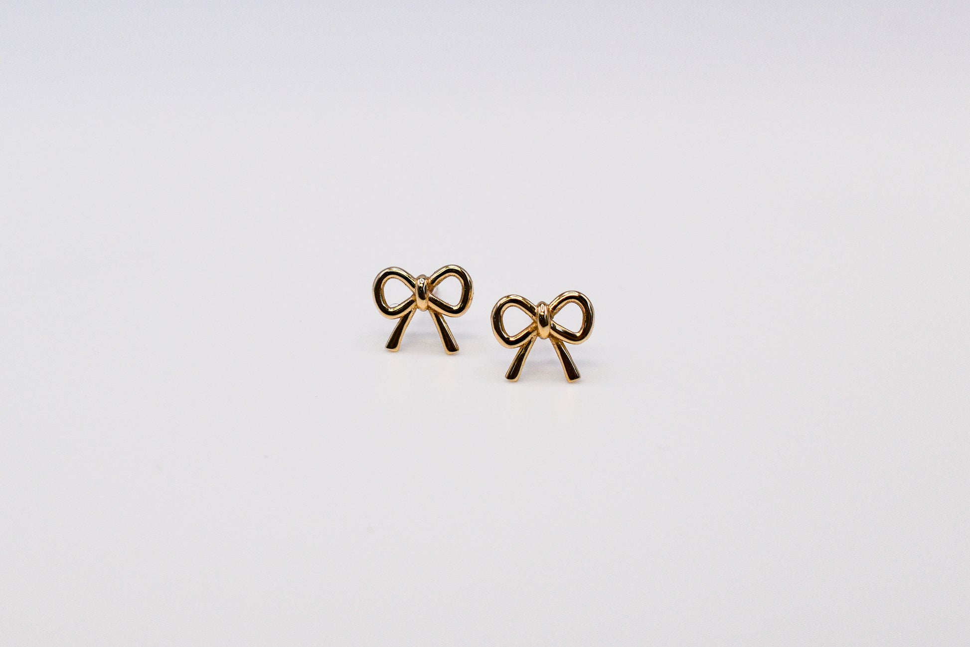 Small Gold Bow Studs