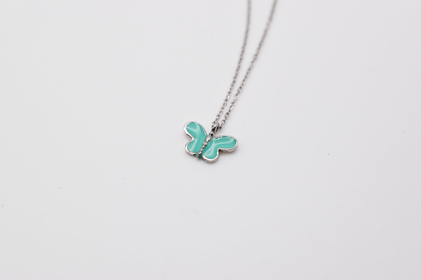 Small Butterfly Pendant Necklace