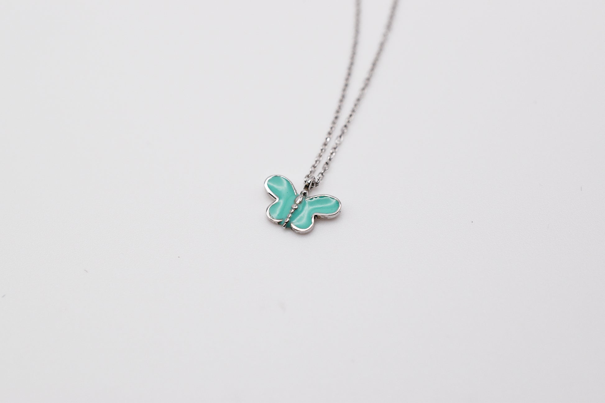 Small Butterfly Pendant Necklace