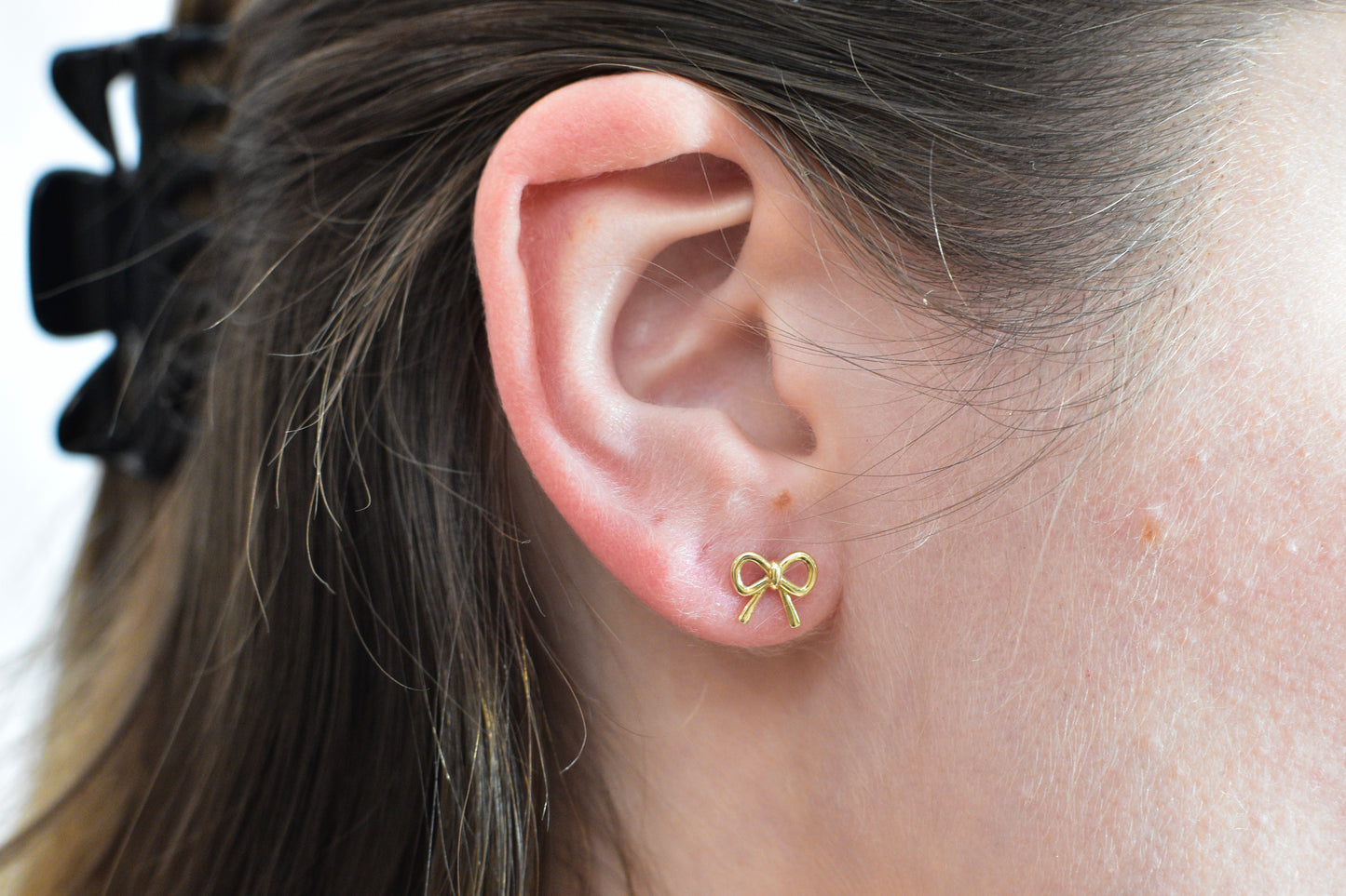 Small Gold Bow Studs