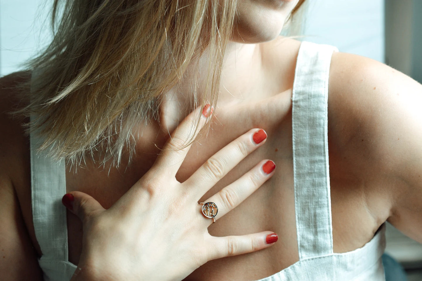 Zodiac Constellation Ring